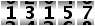 13157