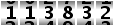 113832